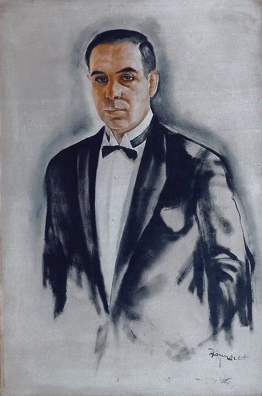 Dr. Hegabus portréja by György Rauscher - private collection