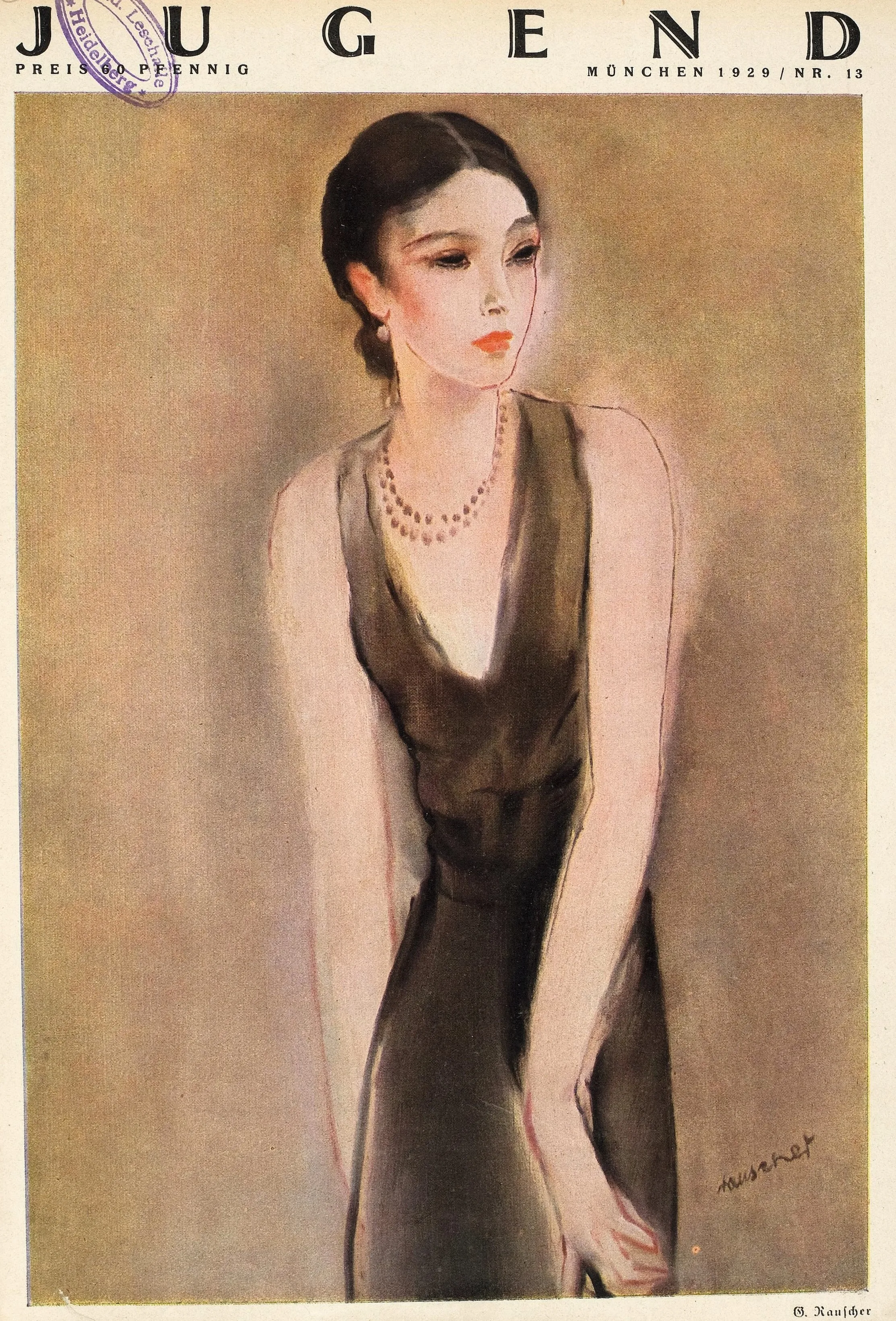 Jugend-címlap by György Rauscher (1929)