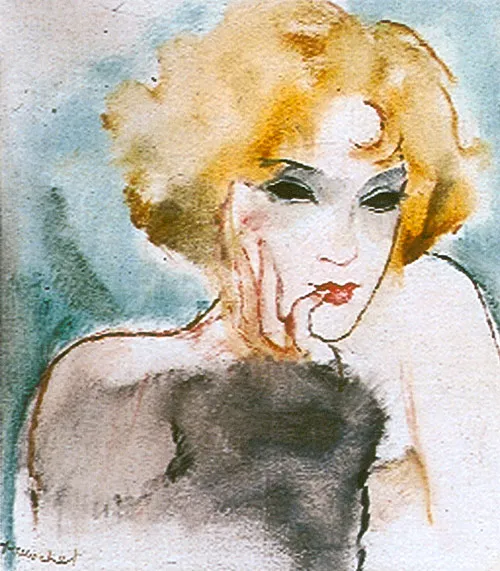 Marlene Dietrich by György Rauscher (1929) - Klapka György Múzeum, Komárom