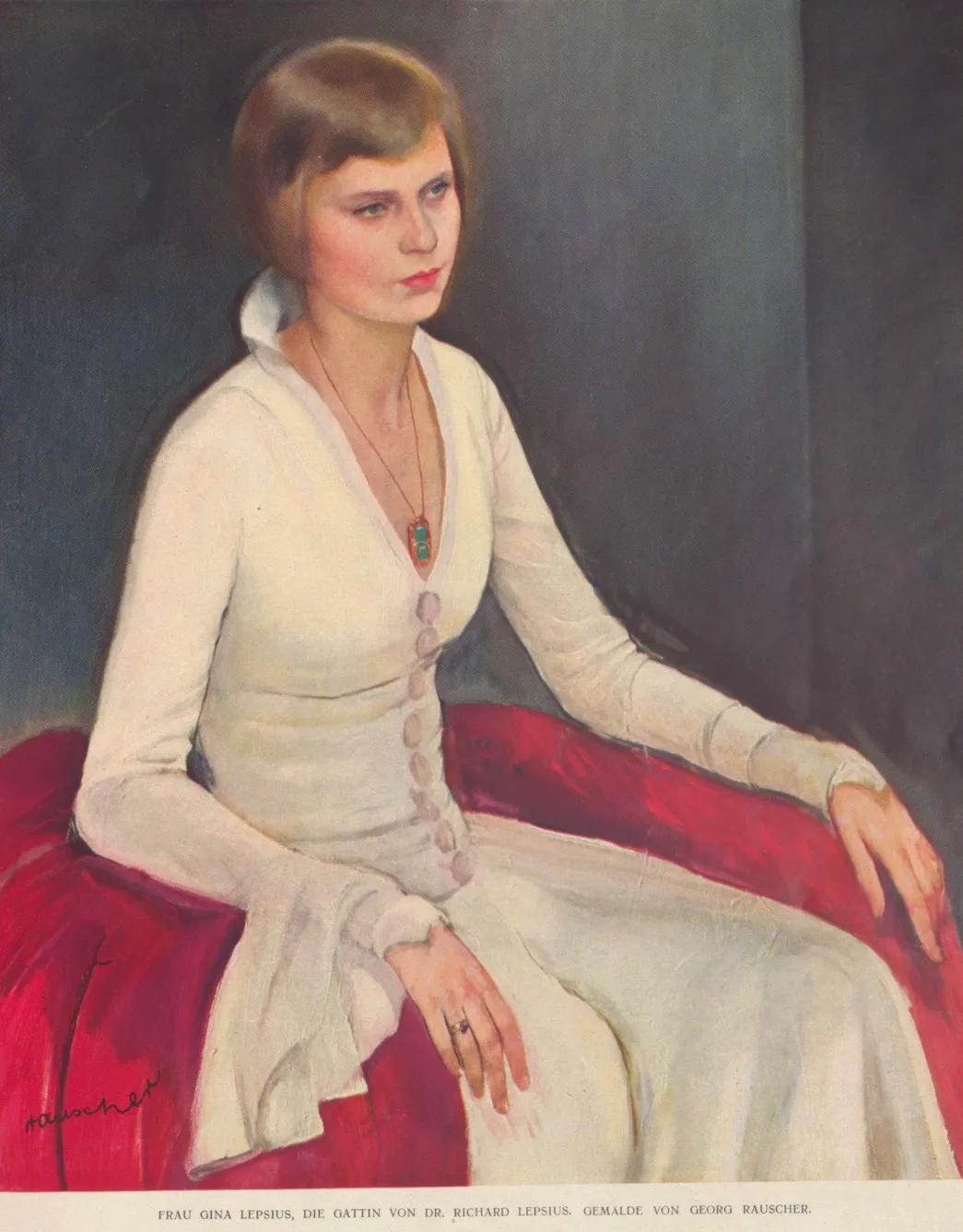 Lepsiusné portréja by György Rauscher (1929)