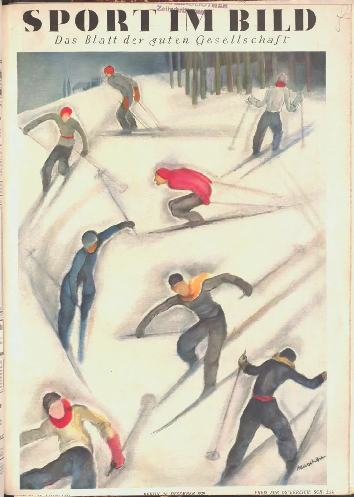 Síelők by György Rauscher (1929)