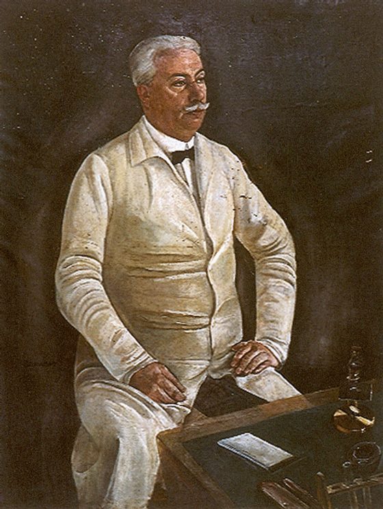 Apam (My Father), 1926, oil painting by Gyorgy Rauscher, held at the Klapka Gyorgy Muzeum